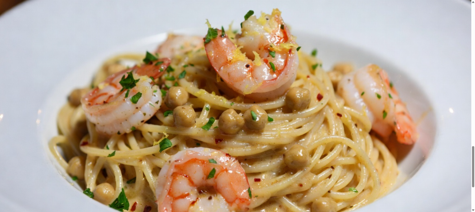 Špageti iz čičerike z gobami in timijanom