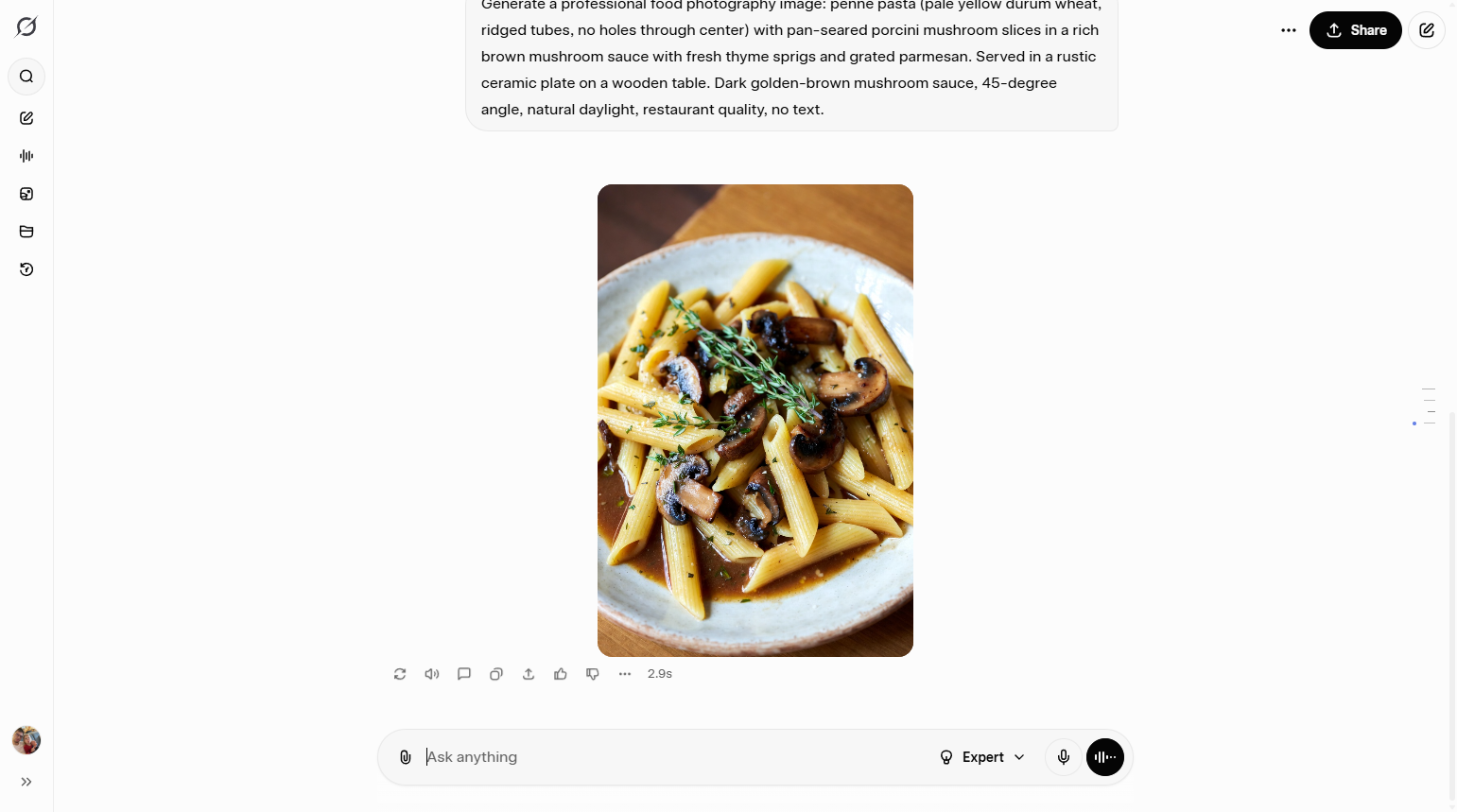 Peresniki durum z jurčki in timijanom