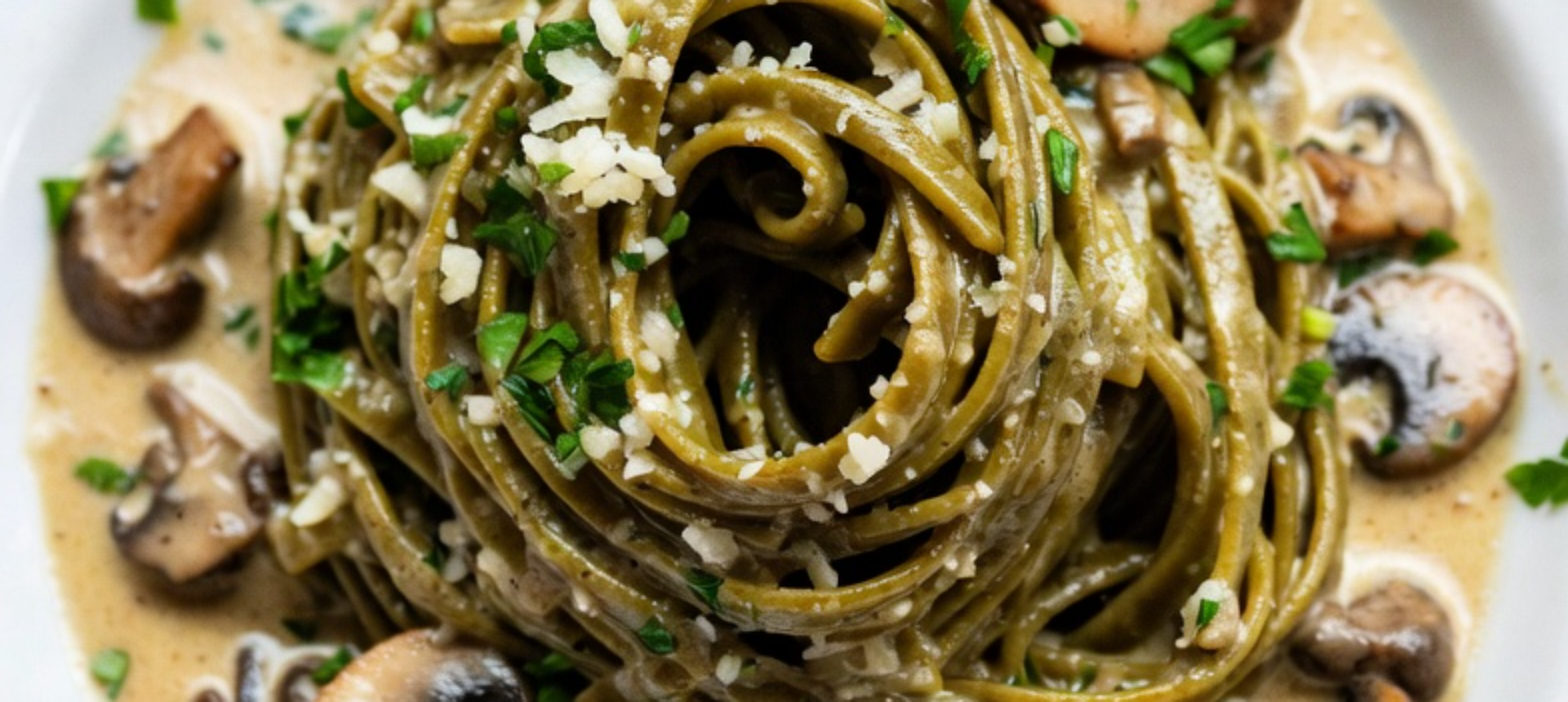 Široki rezanci iz blitve z morskimi sadeži: obalni recept