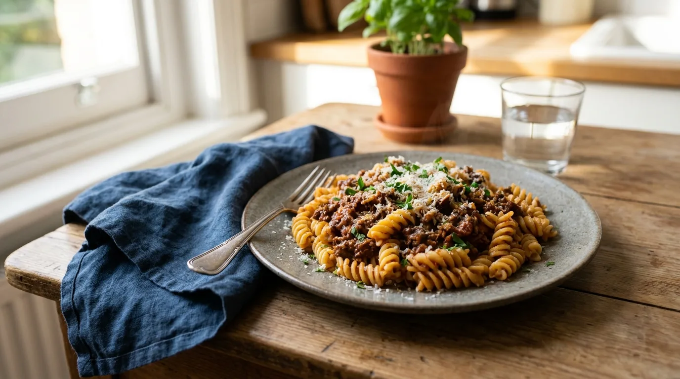 Gabaroni recept bolognese 2