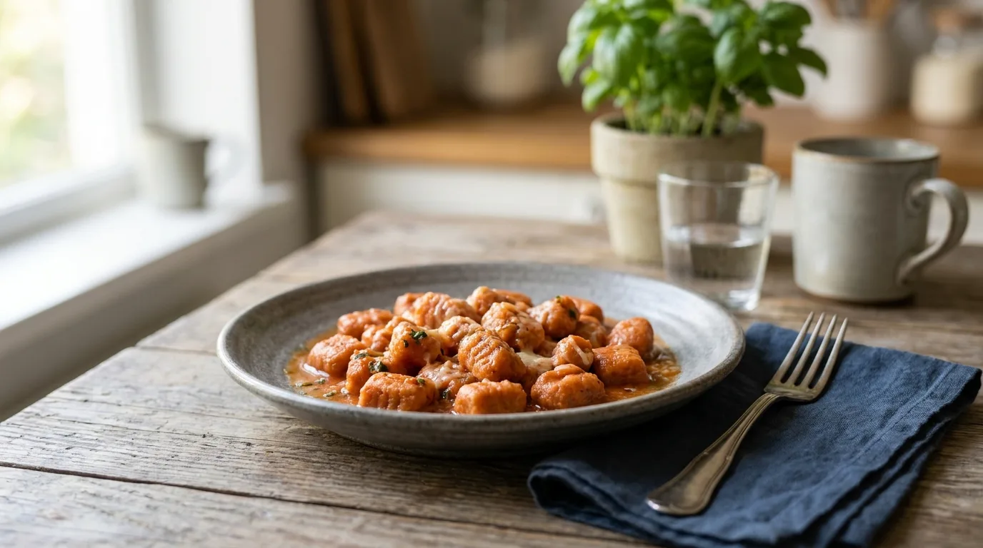 Gabaroni recept njoki rdeca leca
